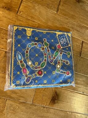 Brighton Glittering “Love” canvas tote Jewelry Print NWT Mother’s Day Gift idea